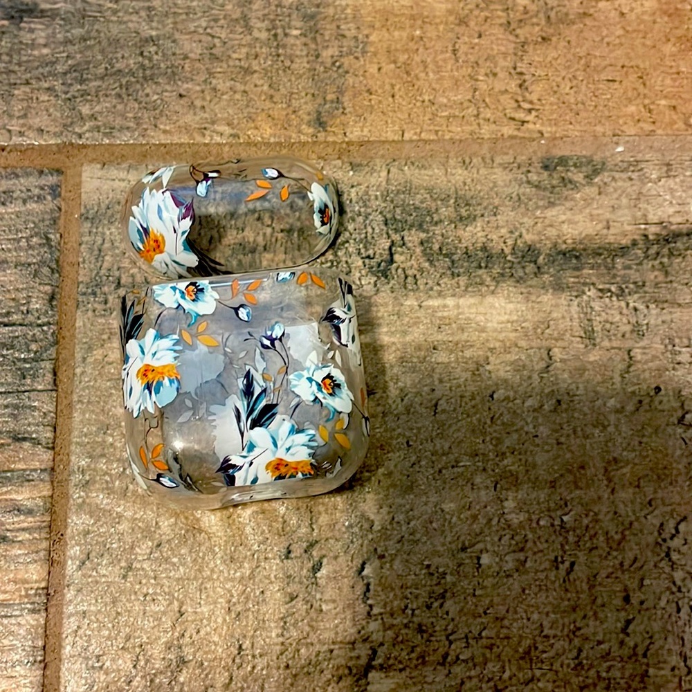 Flower air pods case